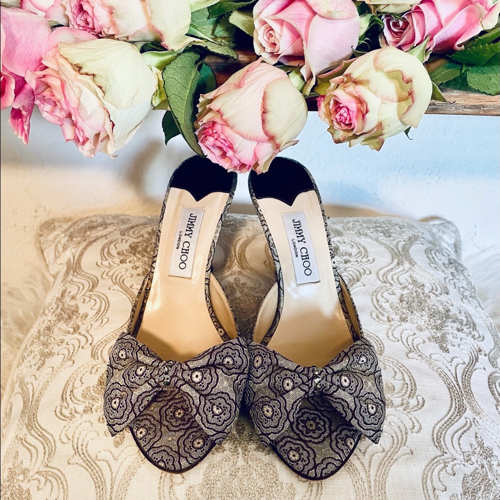 EUC 🌸Rare🌸Jimmy Choo Slides Sz 39 (8)